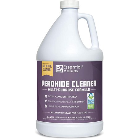 Essential Values Peroxide Cleaner 5% (Gallon / 3.78 L) Multi-Purpose, Citrus Fragrance