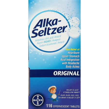 Alka-Seltzer? Original Antacid Effervescent Tablets 116 ct Box