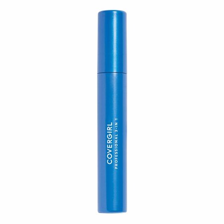 COVERGIRL Professional 3-in-1 Curved Brush Mascara, 210 Black, 0.3 ozBlack,