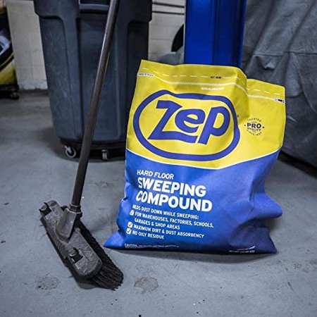 Zep Hard Floor Sweeping Compound (1) 50 lb. bag - Captures Dust and Dirt While Sweeping