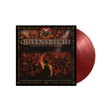 Queensryche - Mindcrime At The Moore Trans Red Solid Black/White Marbled Numbered - Vinyl