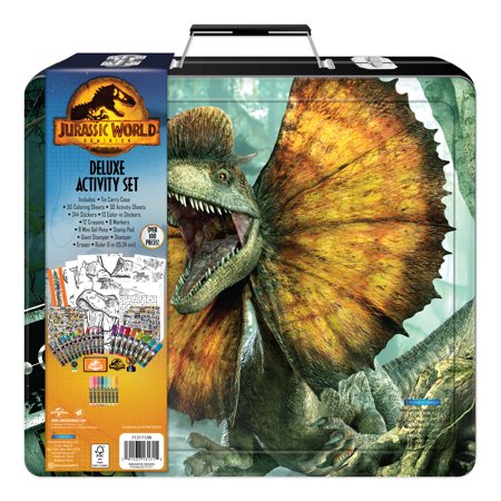Universal Jurassic World Deluxe Art Activity Set, 500+ Pieces, for Boys and Girls Ages 3 Years and Older